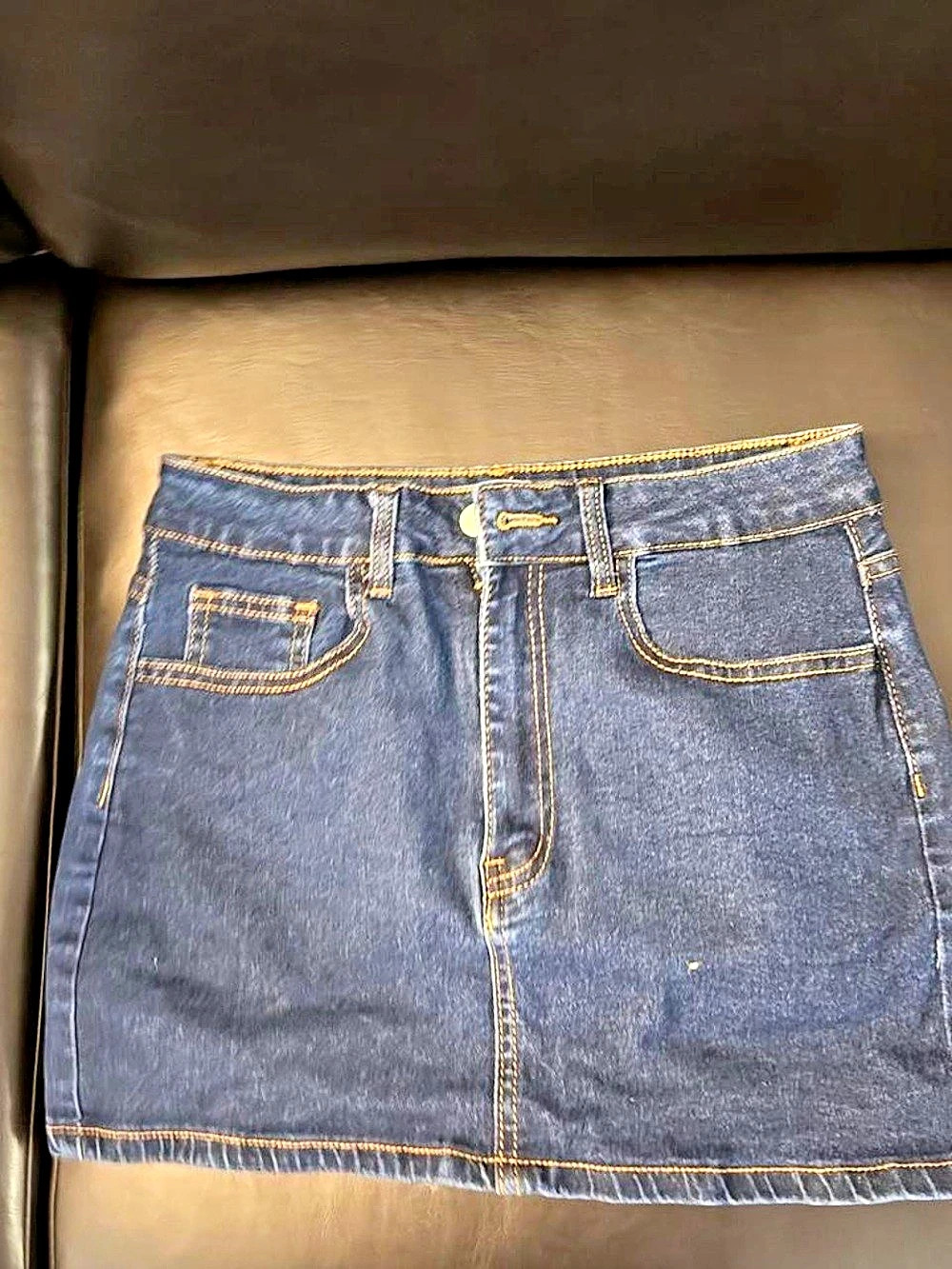 Denim Jean Shorts in Blue